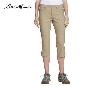 EDDIE BAUER women's capris beige size 8